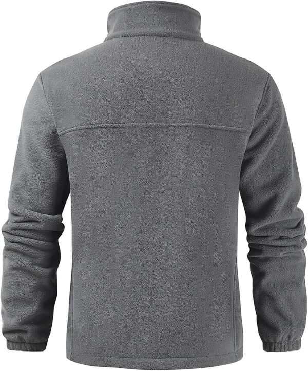 Men's Casual Outdoor Fleece Zip Jacket Long Sleeve Warm Wint...