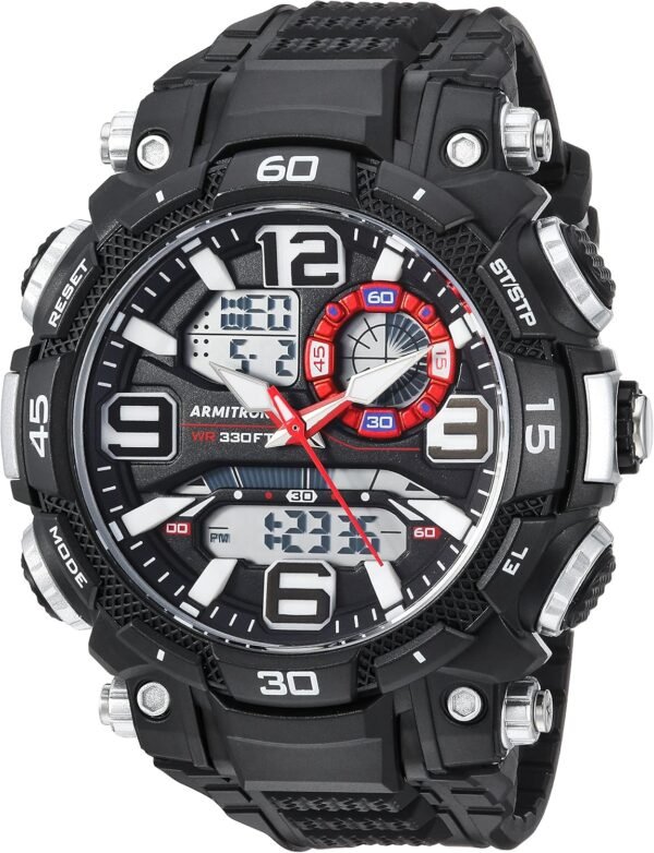 Armitron Sport Men's Analog-Digital Chronograph Resin Strap ...
