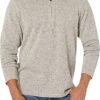 Wrangler Authentics Men's Long Sleeve Fleece Quarter-Zip Swe...
