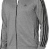 adidas Men's Three Stripe Tricot Full-Zip Jacket