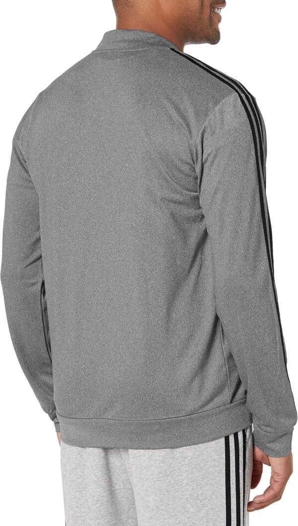 adidas Men's Three Stripe Tricot Full-Zip Jacket