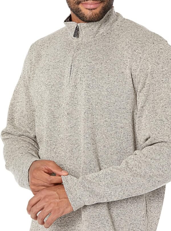 Wrangler Authentics Men's Long Sleeve Fleece Quarter-Zip Swe...