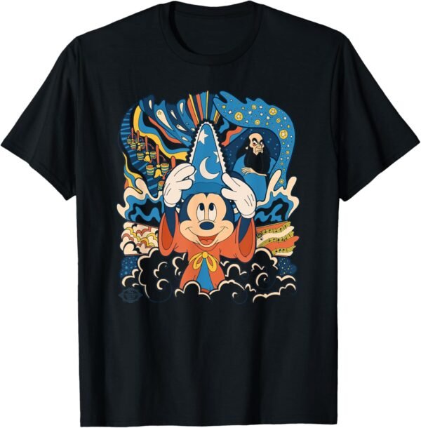 Disney Fantasia Mickey Mouse Sorcerer’s Apprentice Retro T-S...