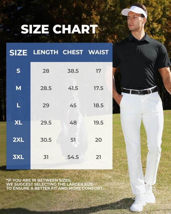 Polo Shirts for Men - Short Sleeve Dri Fit Moisture Wicking ...