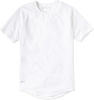Mens Drop-Cut Men's T Shirt, Plain Tshirts for Men, Drop Cut...