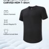 DAVID ARCHY Men's T-Shirt Heavyweight Tees Cotton Sorona Cas...