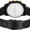 Men’s Luxury Wrist Watch RM4885 – Black Stainless Steel Quar...