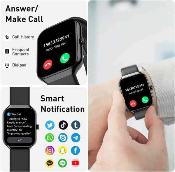 Smart Watch for Men Women(Answer/Make Call), 2025 New Smartw...