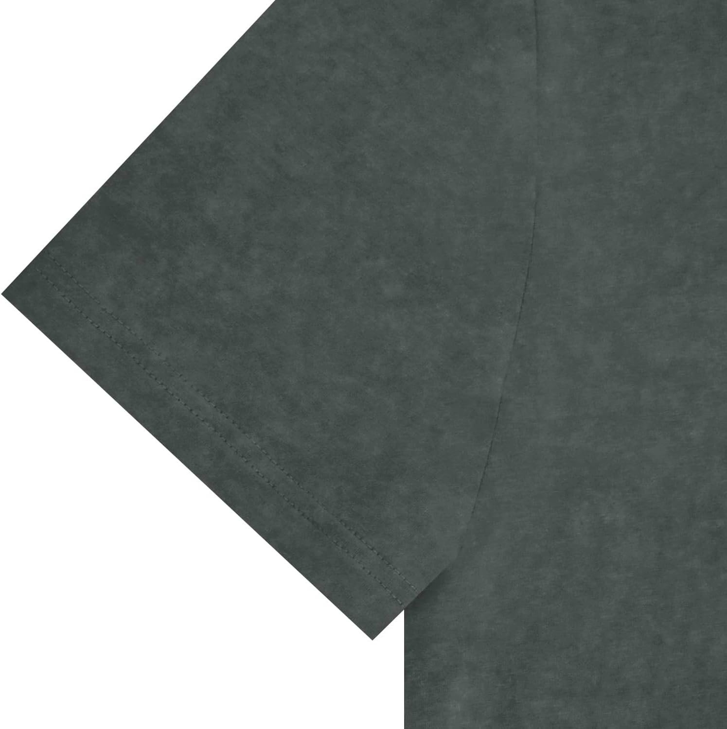 LOGEEYAR Men's Athletic Washed T-Shirts Basic Crew Neck Tees... - Image 4