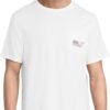 vineyard vines Men's Short-Sleeve V V Americana Whale Pocket...