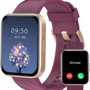RUIMEN Smart Watches for Women Men (Answer/Make Calls) Compa...