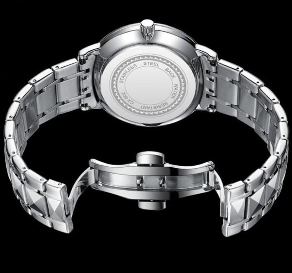 Casual Men's Watches Luminous Large Dial Stainless Steel Wat...
