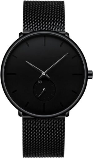Mens Watches Ultra-Thin Minimalist Waterproof - Fashion Wris...