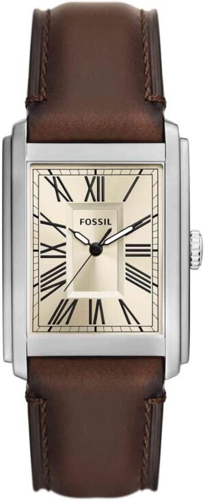 Fossil Men's Carraway Quartz Stainless Steel Three-Hand Watc...
