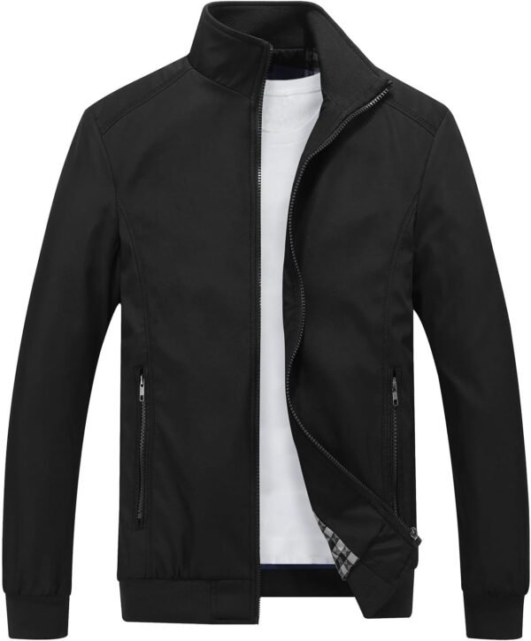 Lamgool Mens Lightweight Jackets Light Windbreaker Casual Fl...
