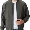 TBMPOY Men's Lightweight Bomber Jackets Light Track Jackets ...