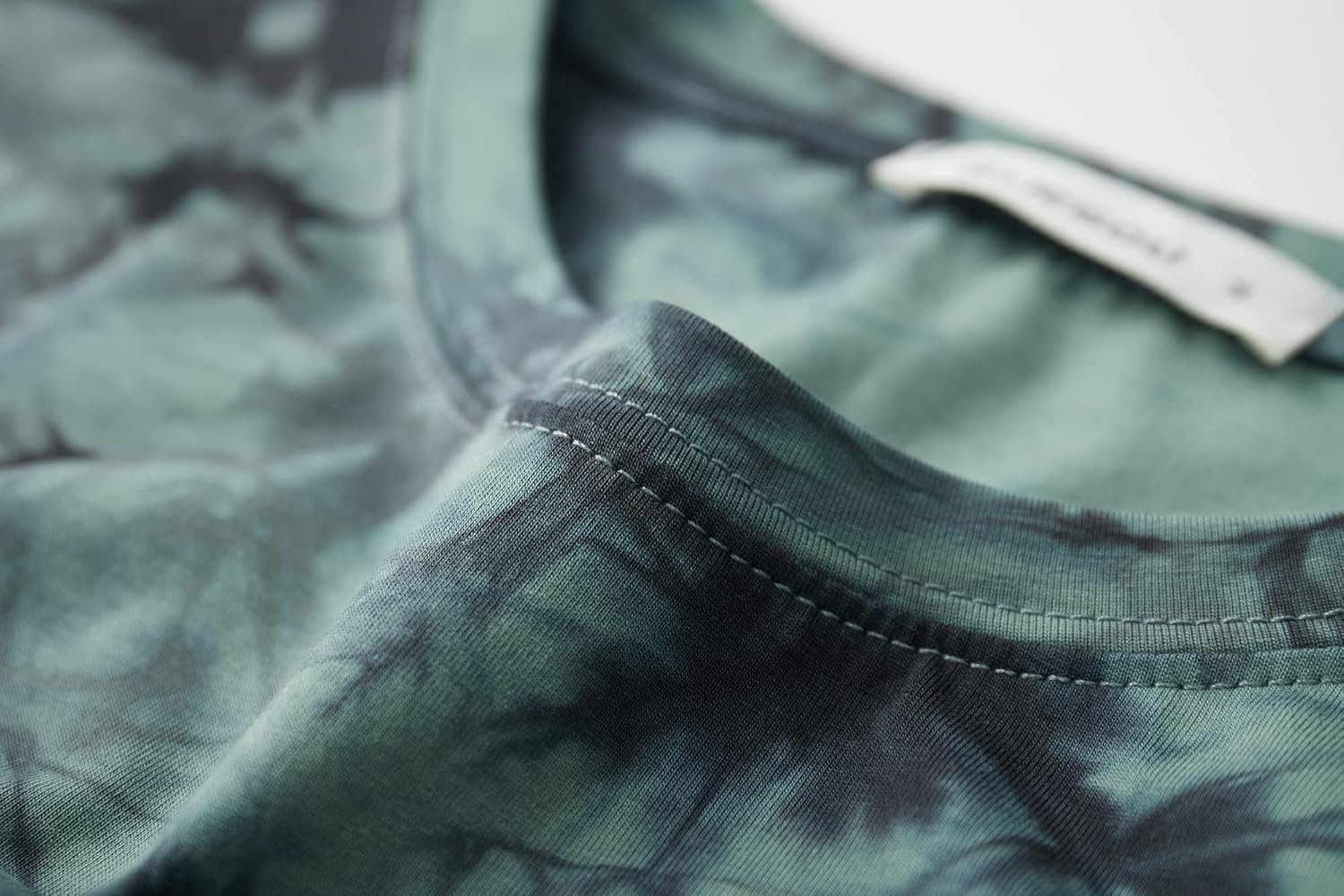 KLIEGOU Mens Hipster Hip Hop Ripped Round Hemline Pattern Pr... - Image 3