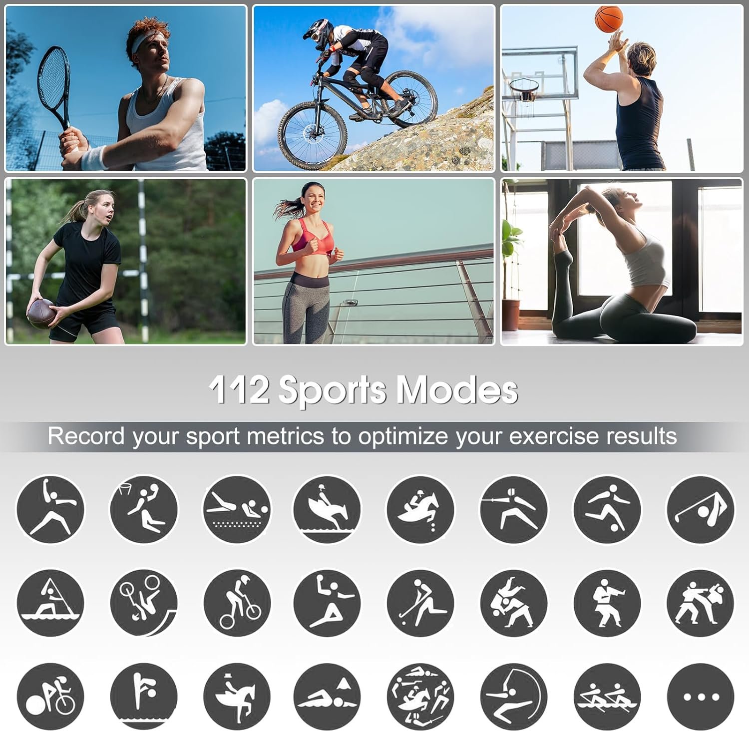 Smart Watch for Men Women Bluetooth Call, 1.85" HD Touch Scr... - Image 3