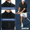 Polo Shirts for Men - Short Sleeve Dri Fit Moisture Wicking ...