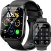 Smart Watch for Men Women, 1.85" Smartwatch (Answer/Make Cal...