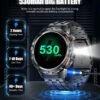 LIGE Military Smart Watches for Men with LED Flashlight(Answ...