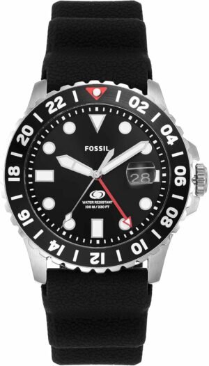 Fossil Men's Blue Quartz Stainless Steel Three-Hand Watch