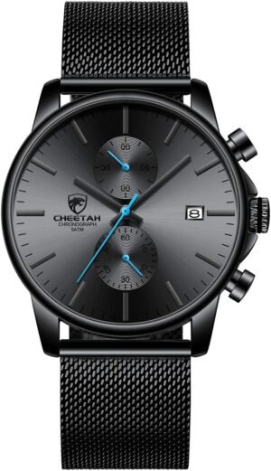 GOLDEN HOUR Mens Watch Fashion Sleek Minimalist Quartz Analo...
