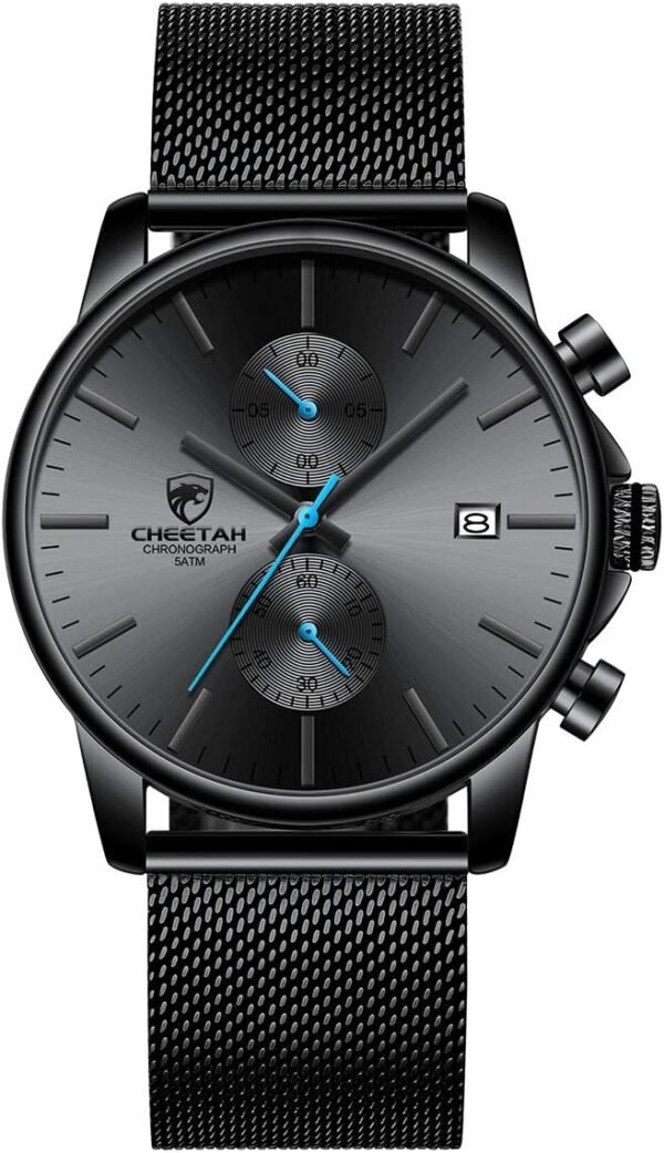 GOLDEN HOUR Mens Watch Fashion Sleek Minimalist Quartz Analo...