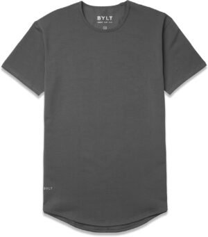 Mens Drop-Cut Men's T Shirt, Plain Tshirts for Men, Drop Cut...