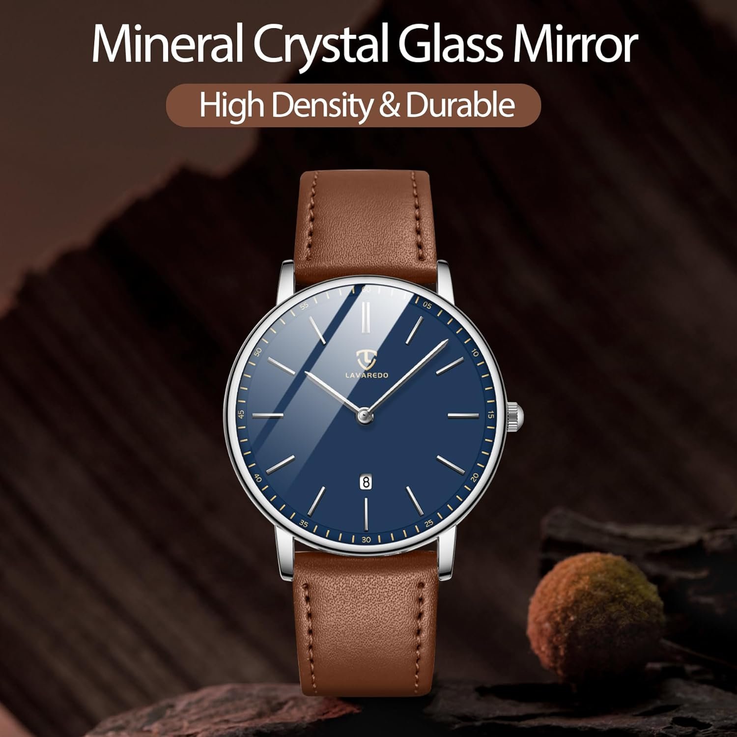 L LAVAREDO Watch for Men, Extremely Thin Mens Watches Minima... - Image 7