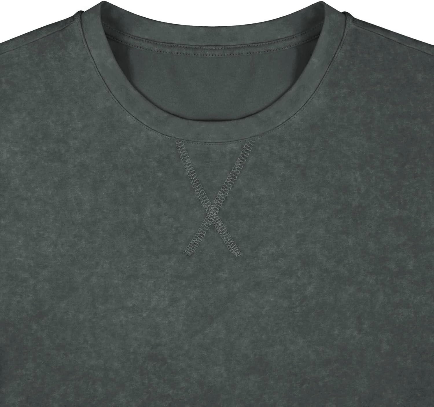 LOGEEYAR Men's Athletic Washed T-Shirts Basic Crew Neck Tees... - Image 3