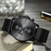 GOLDEN HOUR Mens Watch Fashion Sleek Minimalist Quartz Analo...