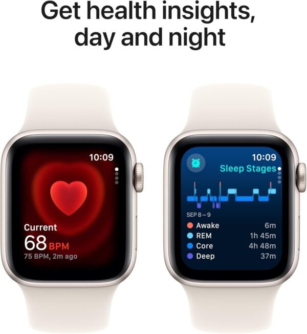 Apple Watch SE (2nd Gen) [GPS 40mm] Smartwatch with Starligh...