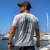 Palmyth Men's Fishing Shirt Short Sleeve Sun Protection UV U...