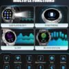LIGE Military Smart Watches for Men with LED Flashlight(Answ...