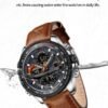 NAVIFORCE Men's Military Digital Watches Analog Quartz Water...