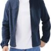 Men's Casual Outdoor Fleece Zip Jacket Long Sleeve Warm Wint...
