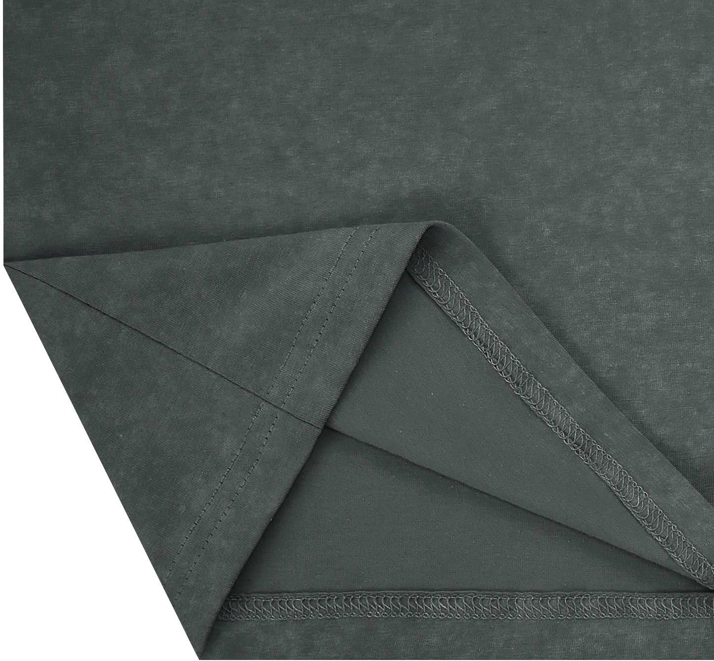 LOGEEYAR Men's Athletic Washed T-Shirts Basic Crew Neck Tees... - Image 5