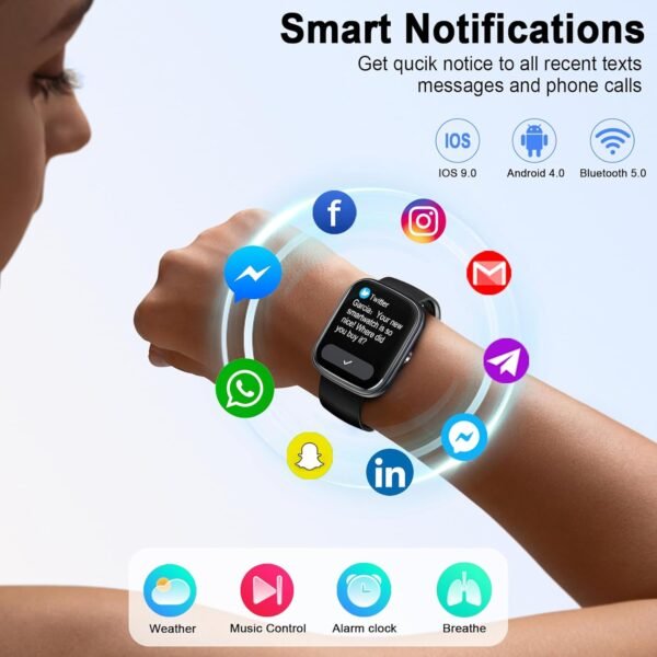 Smart Watch for Men Women, 1.91"HD Screen Smartwatch Fitness...