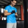 5 Pack Workout Shirts for Men Quick Dry Crew Neck Short Slee...