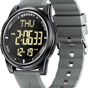 Beeasy Digital Watch Waterproof with Stopwatch Alarm Countdo...
