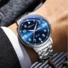 Casual Men's Watches Luminous Large Dial Stainless Steel Wat...