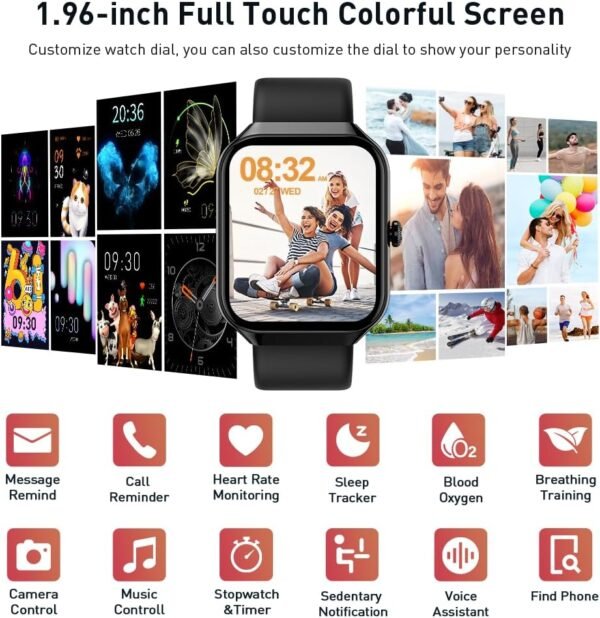 Smart Watch for Men Women(Answer/Make Call), 2025 New Smartw...