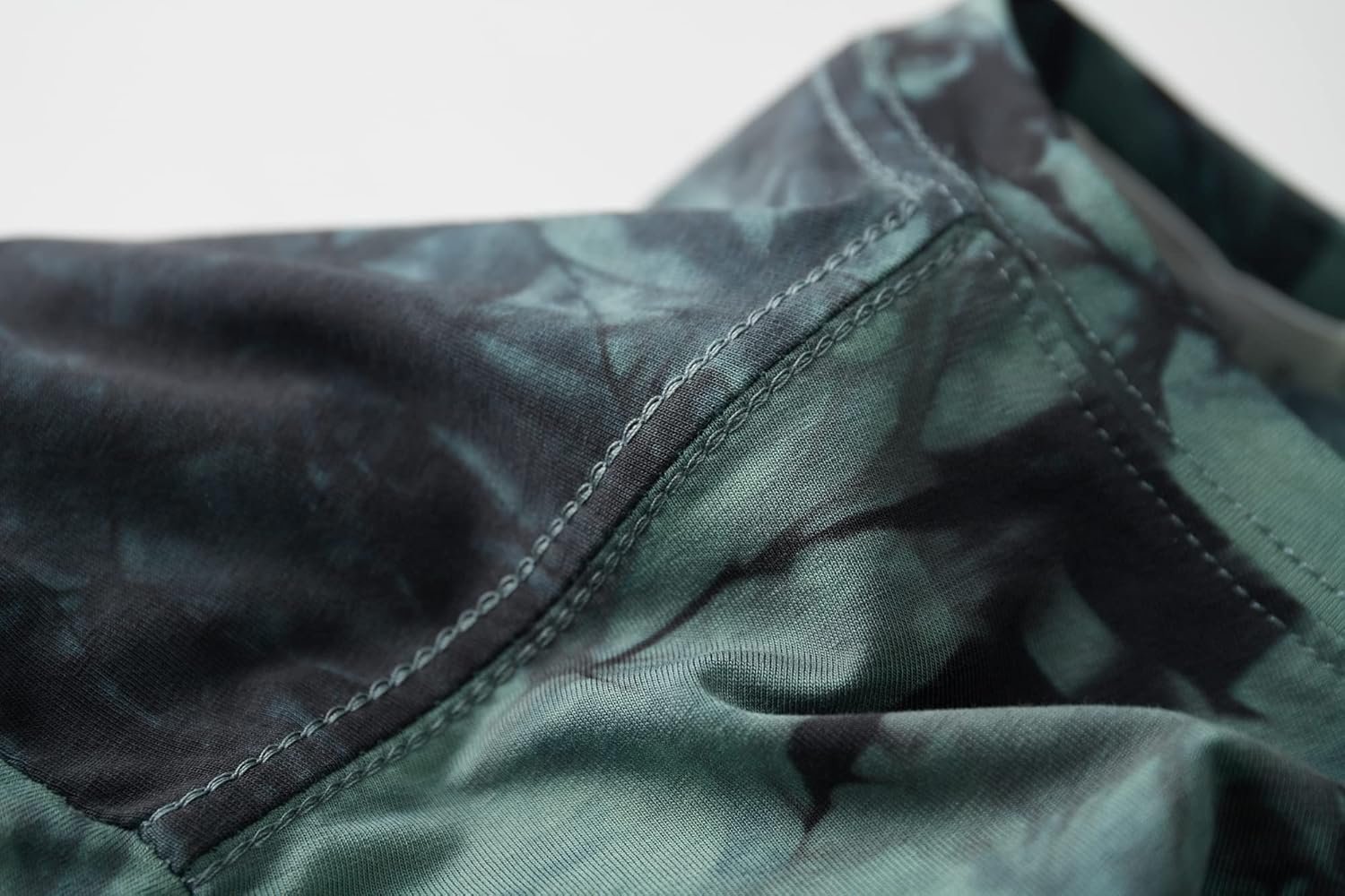 KLIEGOU Mens Hipster Hip Hop Ripped Round Hemline Pattern Pr... - Image 4