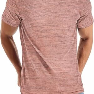 Mens V Neck T Shirts Casual Stylish Graphic Stretch Short Sl...