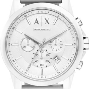 AX Armani Exchange Chronograph Watch for Men with Leather, S...