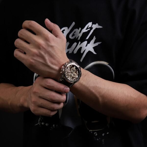 NAVIFORCE Sport Watches for Men Analog Quartz Chronograph Le...
