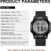 HANPOSH Mens Digital Watch Ultra Thin Minimalist Sports Wate...