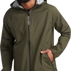 Spyder Men's Rain Jacket - Waterproof Lightweight Hooded Win...