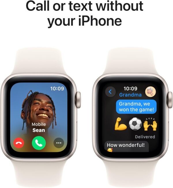 Apple Watch SE (2nd Gen) [GPS 40mm] Smartwatch with Starligh...